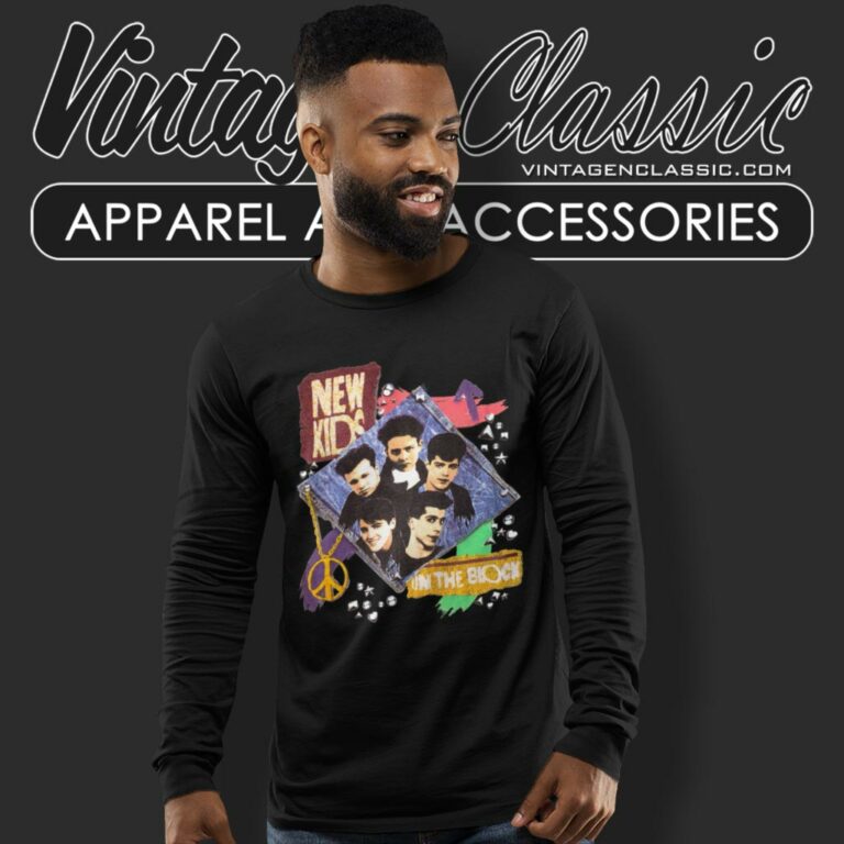New Kids On The Block Music Concert Long Sleeve Tee New Kids On The Block Music Concert Long Sleeve Tee