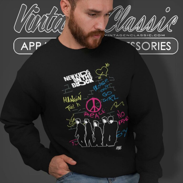 New Kids On The Block Poster Sweatshirt New Kids On The Block Poster Sweatshirt