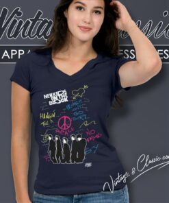 New Kids On The Block Poster V Neck TShirt