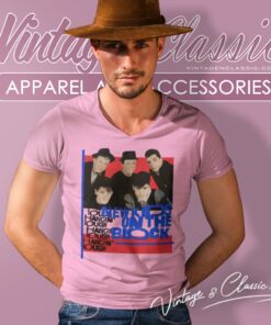New Kids On The Block Shirt Hangin Tough 1989 V Neck TShirt