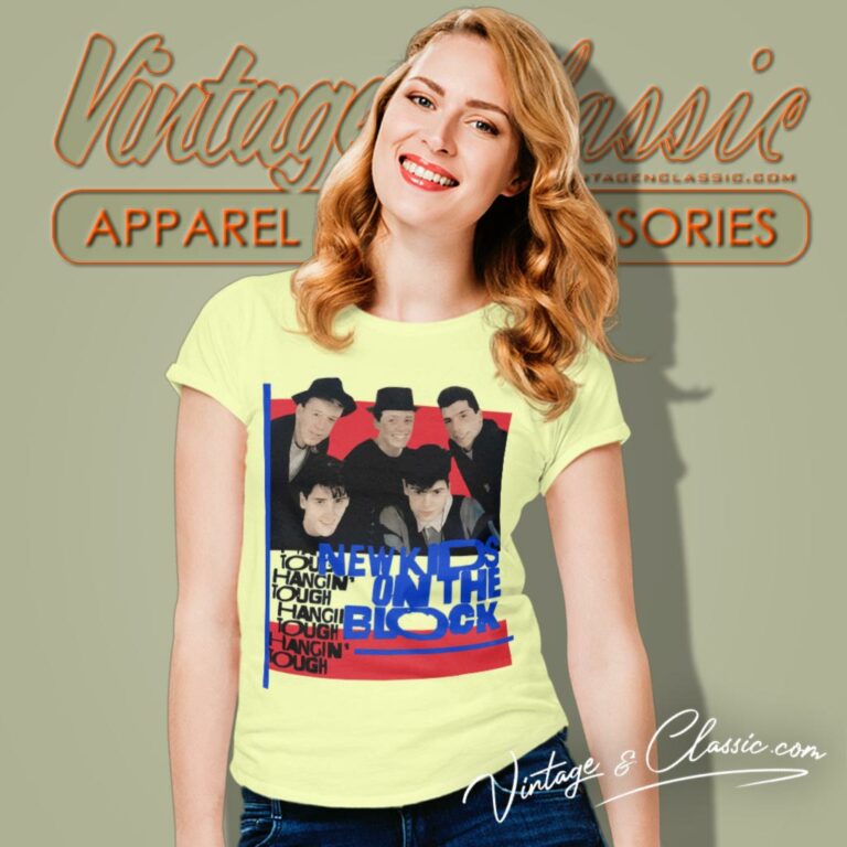 New Kids On The Block Shirt Hangin Tough 1989 Women T Shirt New Kids On The Block Shirt Hangin Tough 1989 Women T Shirt