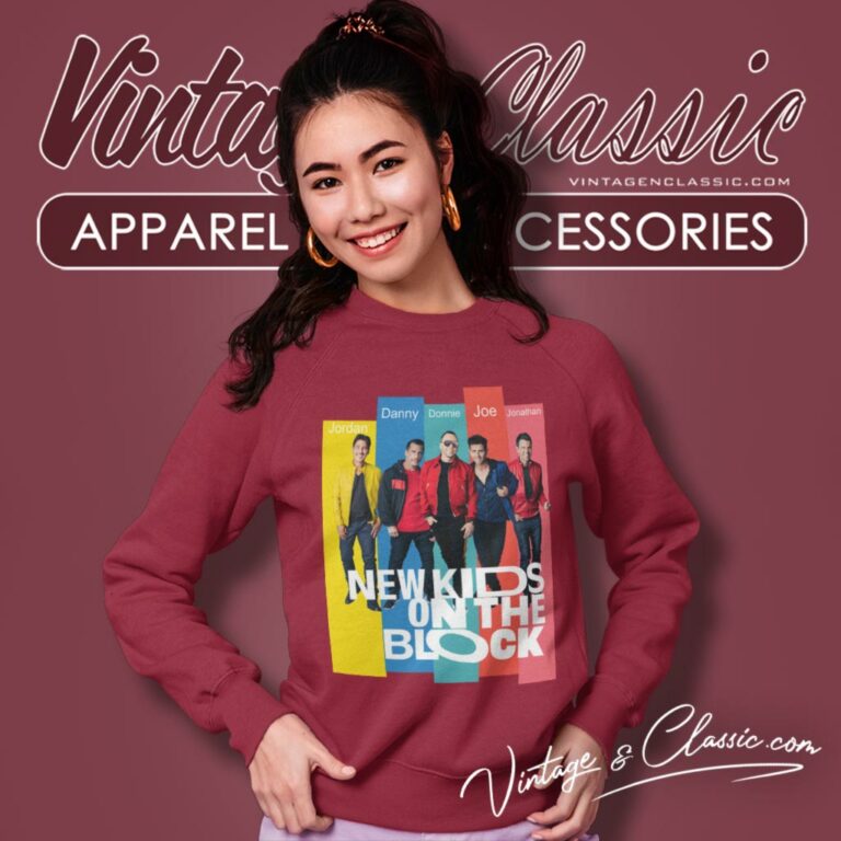 New Kids On The Block Shirt Mix Tape Tour Sweatshirt New Kids On The Block Shirt Mix Tape Tour Sweatshirt