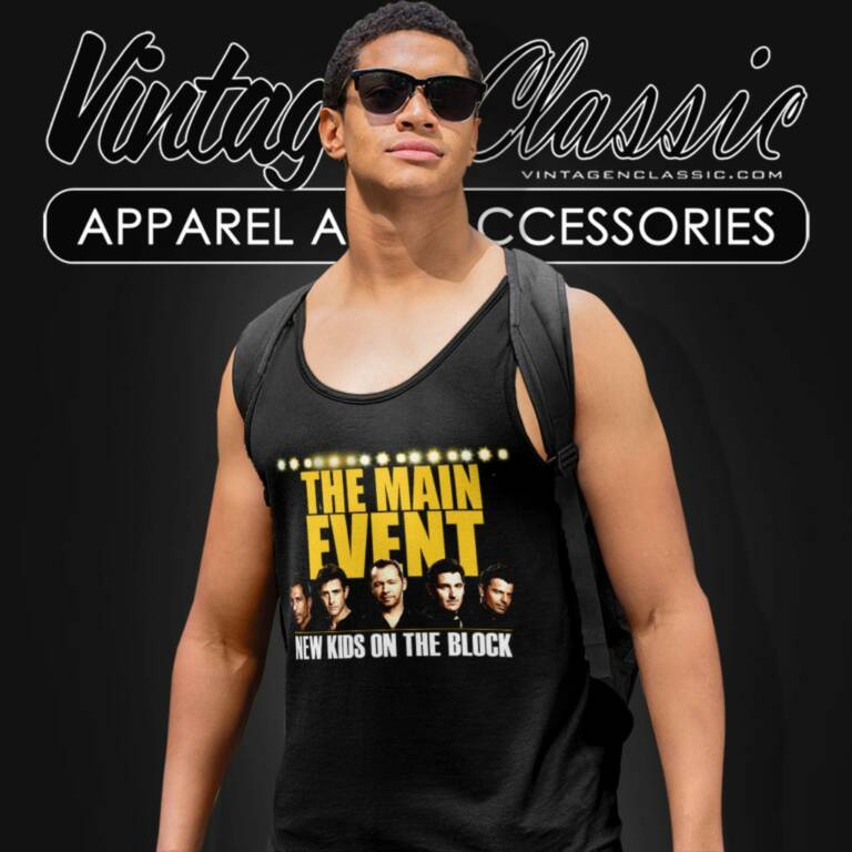New Kids On The Block Shirt The Man Event Tank Top Racerback New Kids On The Block Shirt The Man Event Tank Top Racerback