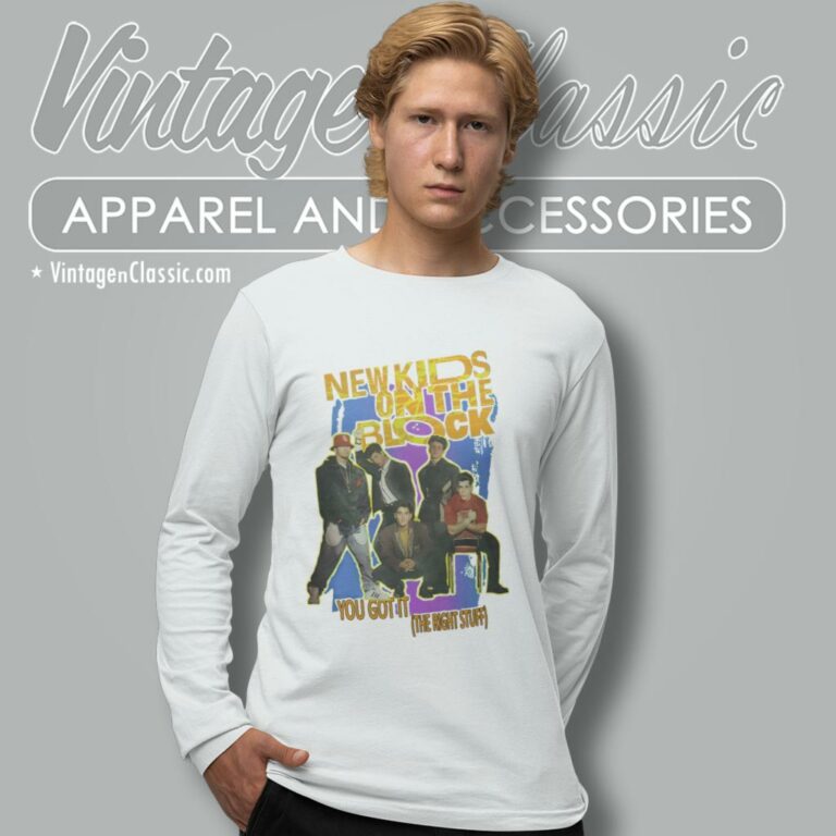 New Kids On The Block Shirt You Got It Long Sleeve Tee New Kids On The Block Shirt You Got It Long Sleeve Tee