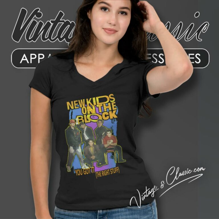 New Kids On The Block Shirt You Got It V Neck TShirt New Kids On The Block Shirt You Got It V Neck TShirt