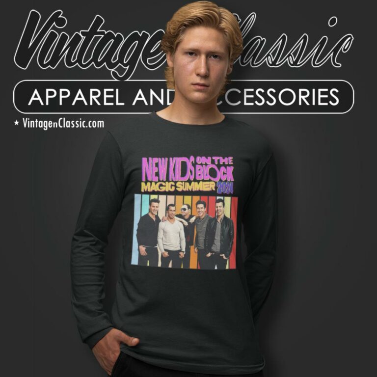 New Kids On The Block Summer Tour 2024 Long Sleeve Tee New Kids On The Block Summer Tour 2024 Long Sleeve Tee