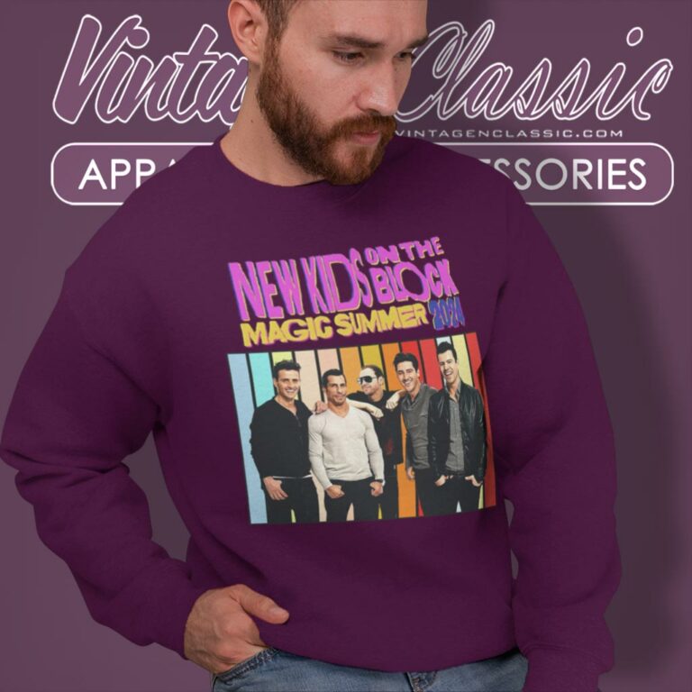 New Kids On The Block Summer Tour 2024 Sweatshirt New Kids On The Block Summer Tour 2024 Sweatshirt
