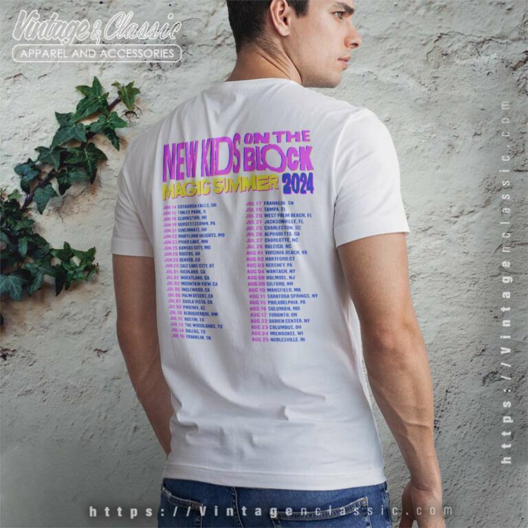 New Kids On The Block Tour 2024 Backside New Kids On The Block Tour 2024 Backside