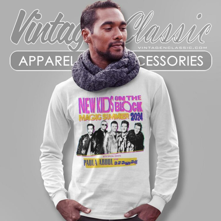 New Kids On The Block Tour 2024 Long Sleeve Tee New Kids On The Block Tour 2024 Long Sleeve Tee
