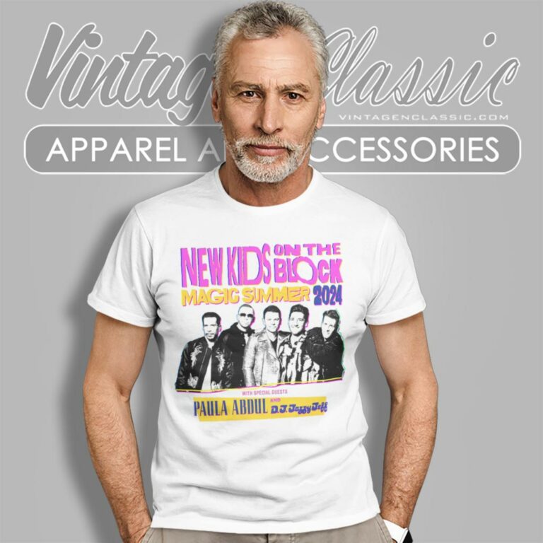 New Kids On The Block Tour 2024 T Shirt New Kids On The Block Tour 2024 T Shirt