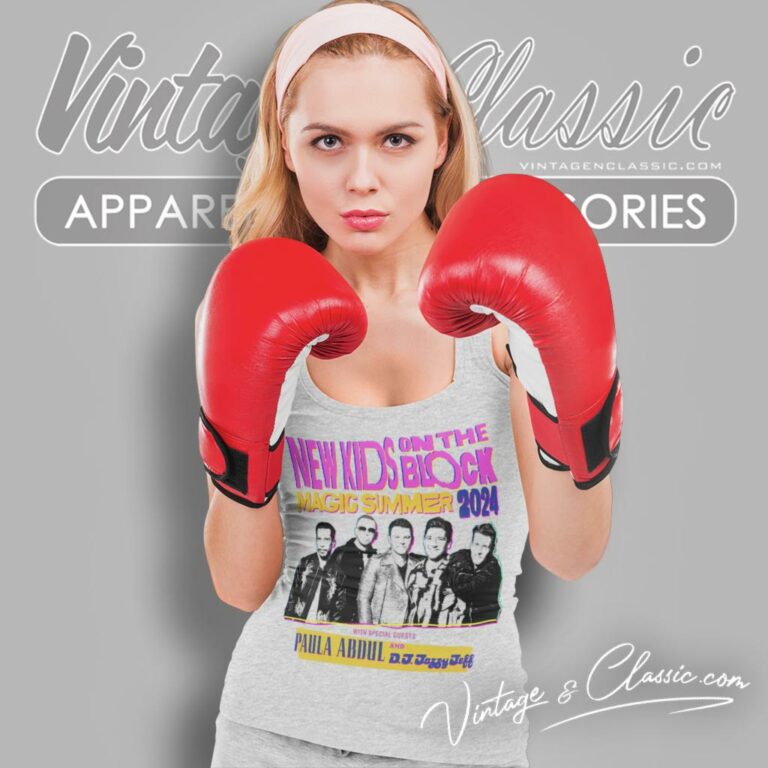 New Kids On The Block Tour 2024 Tank Top Racerback New Kids On The Block Tour 2024 Tank Top Racerback