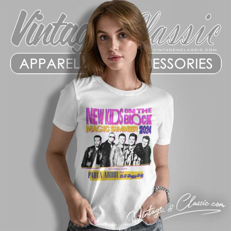 New Kids On The Block Tour 2024 Women T Shirt New Kids On The Block Tour 2024 Women T Shirt