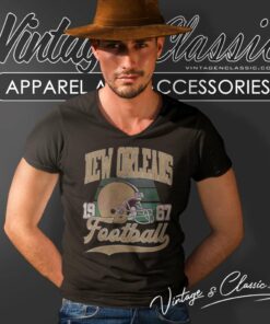 New Orleans Football 1967 Vintage V Neck TShirt