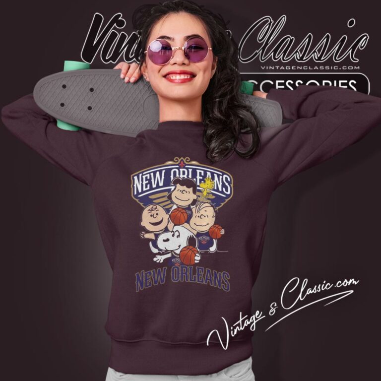 New Orleans Pelicans Shirt Nice Peanut Characters Mashup Sweatshirt New Orleans Pelicans Shirt Nice Peanut Characters Mashup Sweatshirt