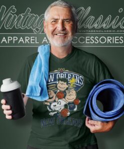 New Orleans Pelicans Shirt Nice Peanut Characters Mashup V Neck TShirt