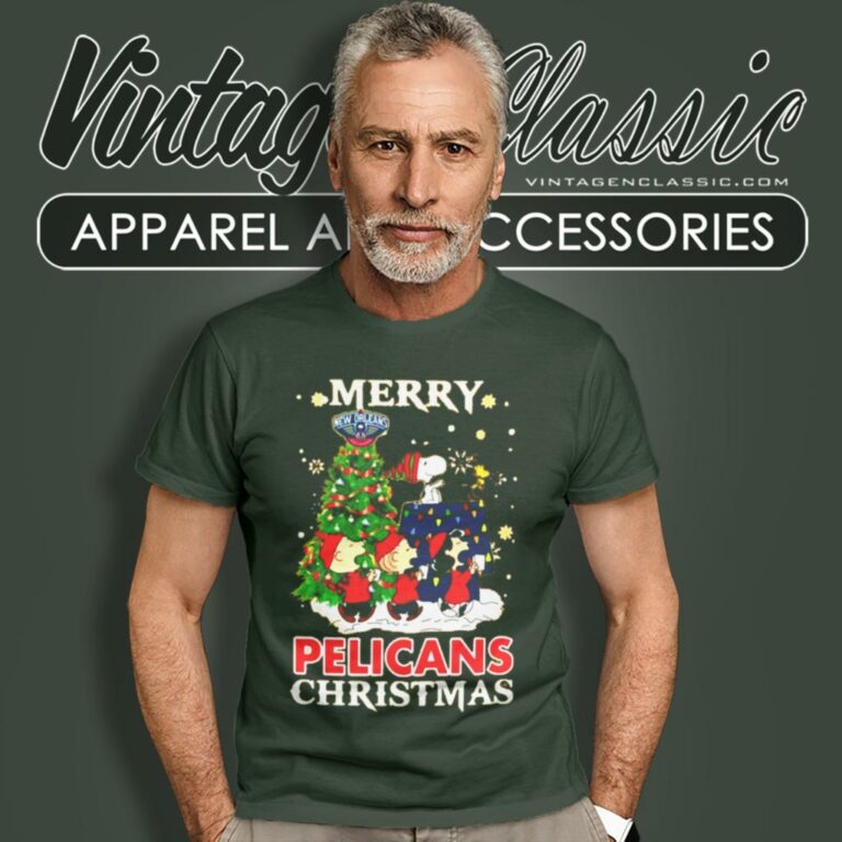 New Orleans Pelicans Shirt Snoopy And Friends Merry Christmas T Shirt New Orleans Pelicans Shirt Snoopy And Friends Merry Christmas T Shirt