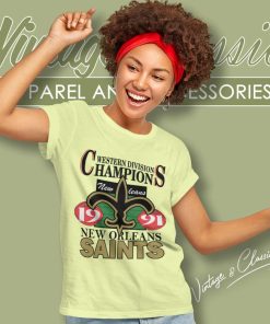 New Orleans Saints 1991 Nfc Western Division Champions Women TShirt