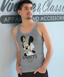 New Orleans Saints American Football Team Mimi Mouse Tank Top Racerback