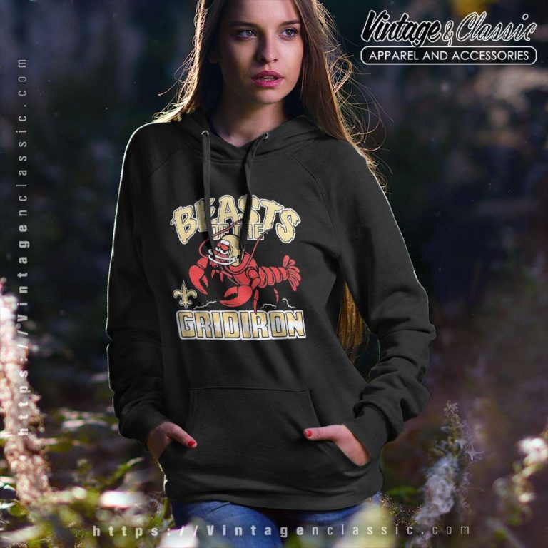 New Orleans Saints Beasts Of The Gridiron Hoodie New Orleans Saints Beasts Of The Gridiron Hoodie