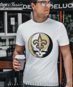 New Orleans Saints Grateful Dead Steal Your Face T Shirt