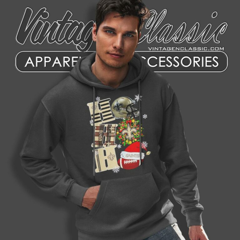 New Orleans Saints Ho Ho Ho Christmas Hoodie New Orleans Saints Ho Ho Ho Christmas Hoodie