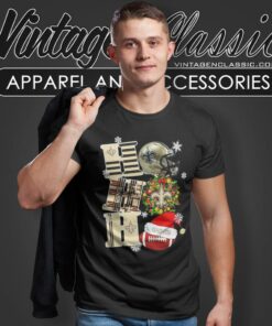 New Orleans Saints Ho Ho Ho Christmas T Shirt