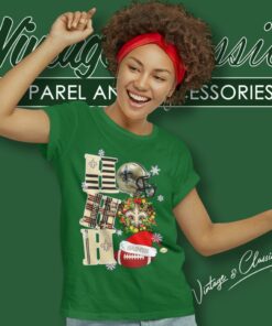 New Orleans Saints Ho Ho Ho Christmas Women T Shirt