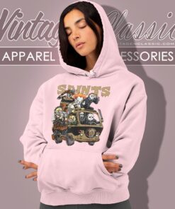 New Orleans Saints Horror Movies Characters Halloween Shirt Hoodie
