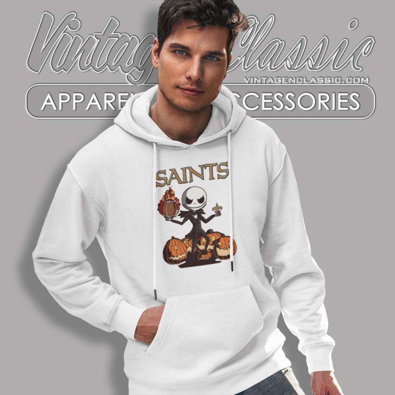 New Orleans Saints Jack Skellington Halloween Hoodie New Orleans Saints Jack Skellington Halloween Hoodie