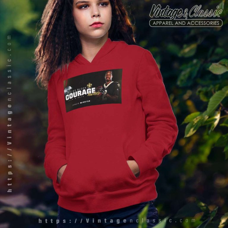 New Orleans Saints Jameis Winston Ed Block Courage Award Team Winner Hoodie New Orleans Saints Jameis Winston Ed Block Courage Award Team Winner Hoodie