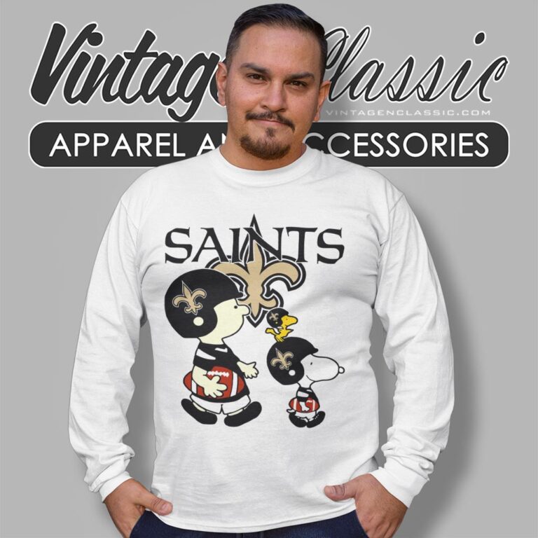 New Orleans Saints Lets Play Football Together Snoopy Shirt Long Sleeve Tee New Orleans Saints Lets Play Football Together Snoopy Shirt Long Sleeve Tee