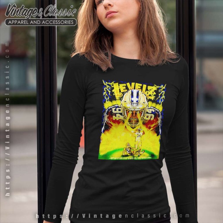 New Orleans Saints Levels The New Orleans Saints All Time Sacks Leader Long Sleeve Tee New Orleans Saints Levels The New Orleans Saints All Time Sacks Leader Long Sleeve Tee