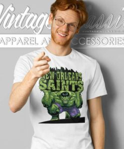 New Orleans Saints Nfl Hulk Avengers T Shirt