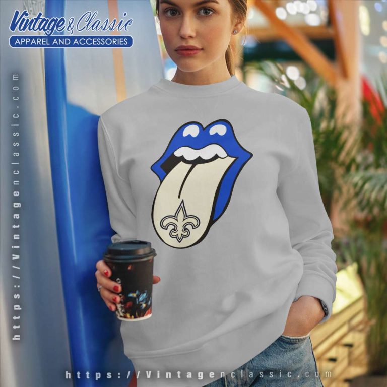 New Orleans Saints Rolling Stoned Sweatshirt New Orleans Saints Rolling Stoned Sweatshirt