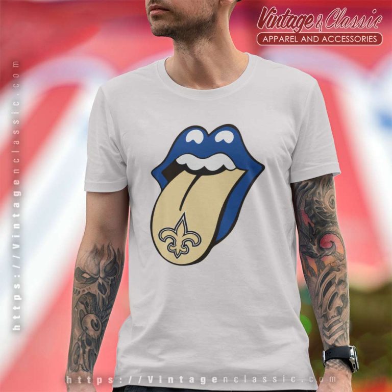 New Orleans Saints Rolling Stoned T Shirt New Orleans Saints Rolling Stoned T Shirt