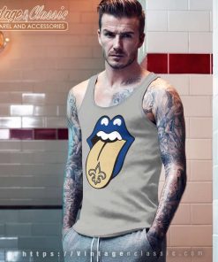 New Orleans Saints Rolling Stoned Tank Top Racerback