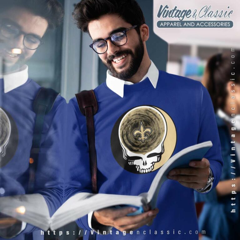 New Orleans Saints Shirt Nfl Grateful Dead Logo Sweatshirt New Orleans Saints Shirt Nfl Grateful Dead Logo Sweatshirt