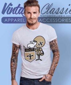 New Orleans Saints Sir Saint Logo T Shirt