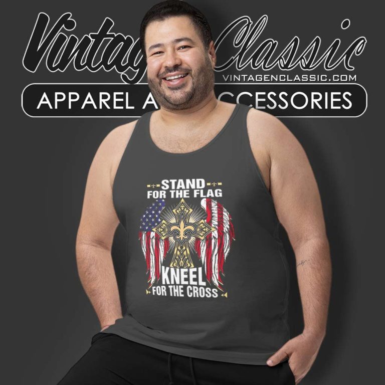 New Orleans Saints Stand For The Flag Tank Top Racerback New Orleans Saints Stand For The Flag Tank Top Racerback