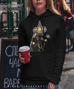 New Orleans Saints Thor Marvel Nfl Hoodie