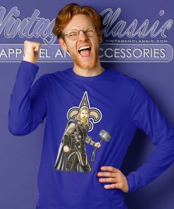 New Orleans Saints Thor Marvel Nfl Long Sleeve Tee