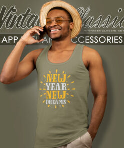 New Year 2024 Shirt New Year New Dreams Tank Top Racerback