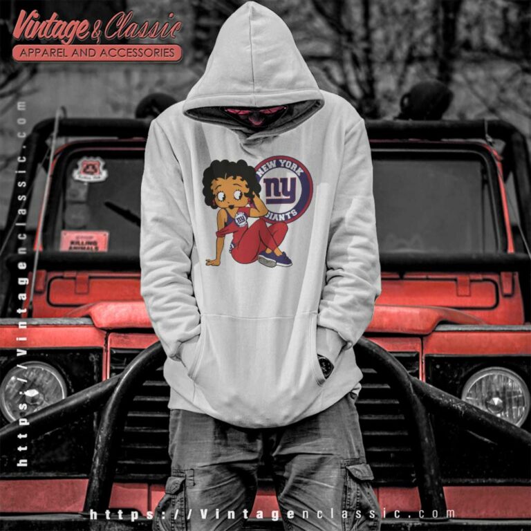 New York Giants Betty Boop Nfl Hoodie New York Giants Betty Boop Nfl Hoodie