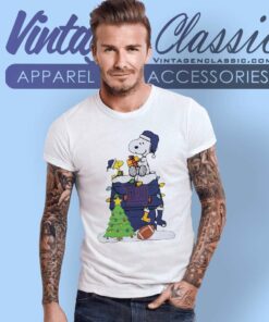 New York Giants Christmas Snoopy Woodstock T Shirt