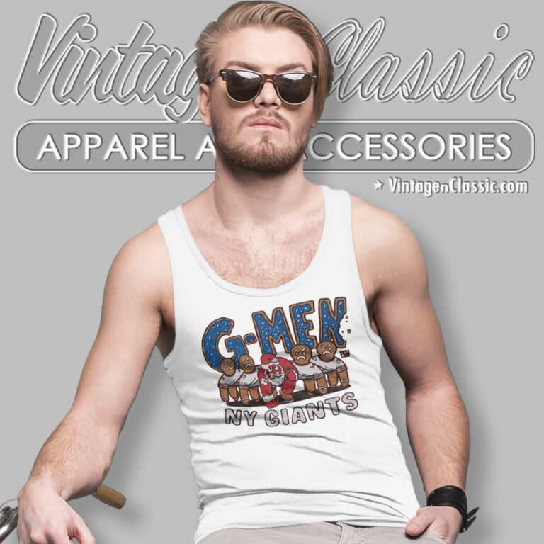 New York Giants G Men Christmas Tank Top Racerback New York Giants G Men Christmas Tank Top Racerback