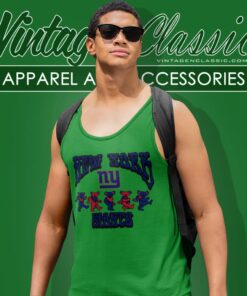 New York Giants Grateful Dead Dancing Bears Tank Top Racerback