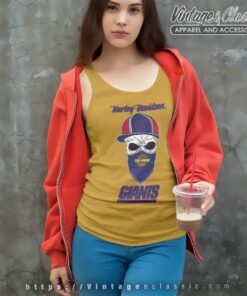 New York Giants Harley Skull Tank Top Racerback