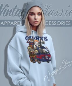 New York Giants Horror Movies Characters Halloween Shirt Hoodie