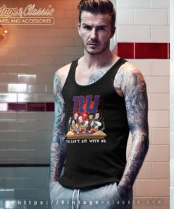 New York Giants Horror Movies You Cant Sit With Us Halloween Tank Top Racerback