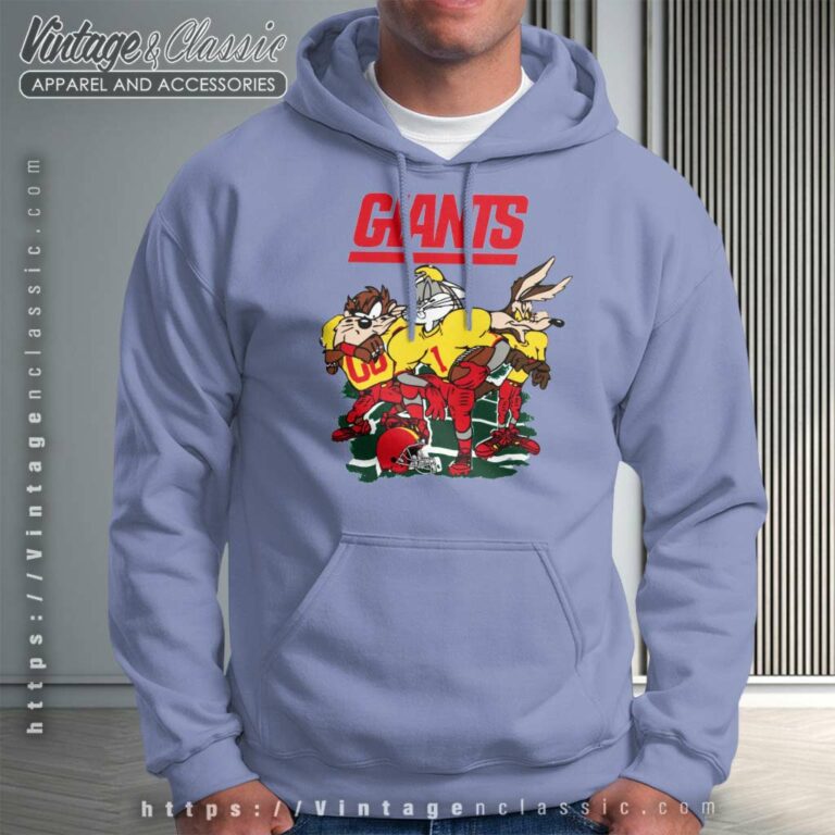 New York Giants Looney Tunes Taz Funny Nfl Football Hoodie New York Giants Looney Tunes Taz Funny Nfl Football Hoodie